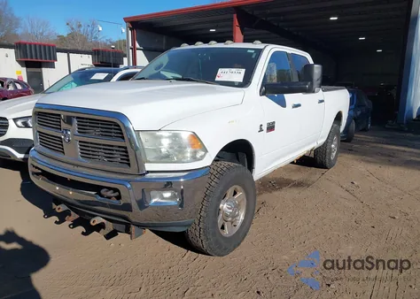 2010 Dodge Ram 2500 Slt из США, поврежденный, VIN 3D7UT2CL0AG124203